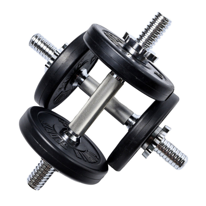 Set gantere reglabile 10 kg cu discuri din ciment - Gorilla Sports Ro