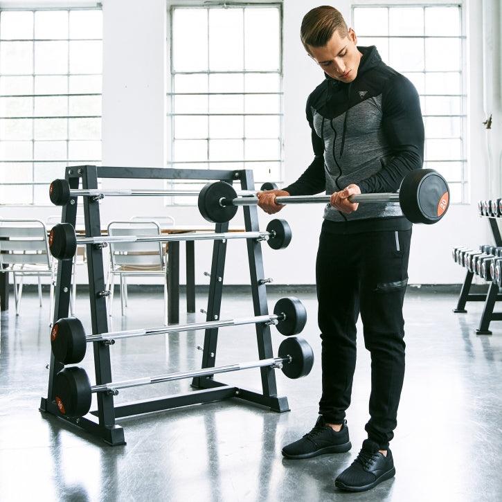 Suport pentru haltere fixe din cauciuc - Gorilla Sports Ro