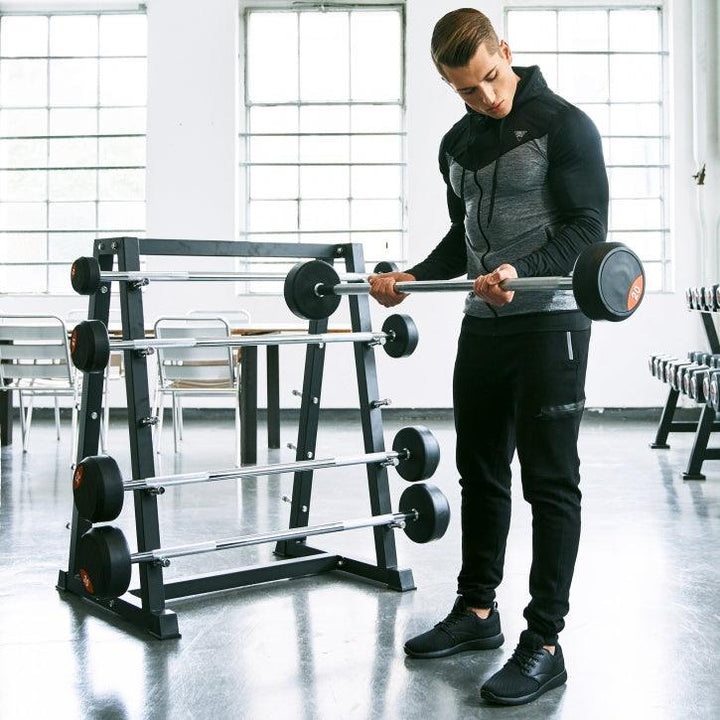 Suport pentru haltere fixe din cauciuc - Gorilla Sports Ro