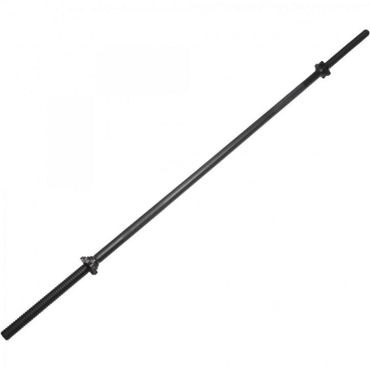 Bară crom/neagră 170 cm cu piulițe de fixare 30/31 mm, Argintiu/Negru Gorilla Sports