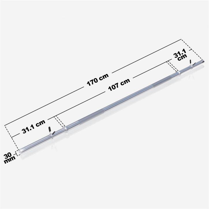 Bara piept 170cm, 10Kg, 30/31mm - Gorilla Sports Ro