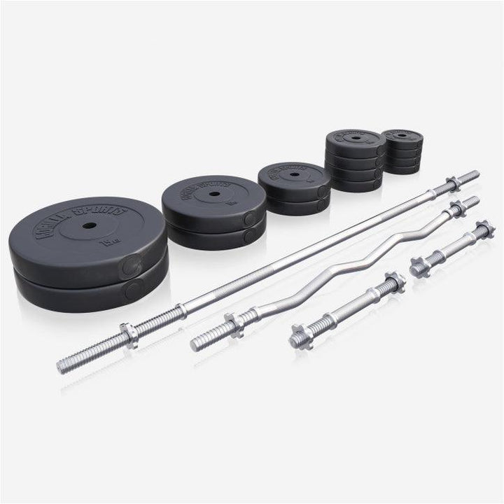 Set de gantere 100 kg - 30/31 mm - Gorilla Sports Ro