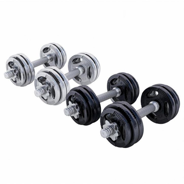 Set de gantere cu grip din fontă 30 kg - Gorilla Sports Ro