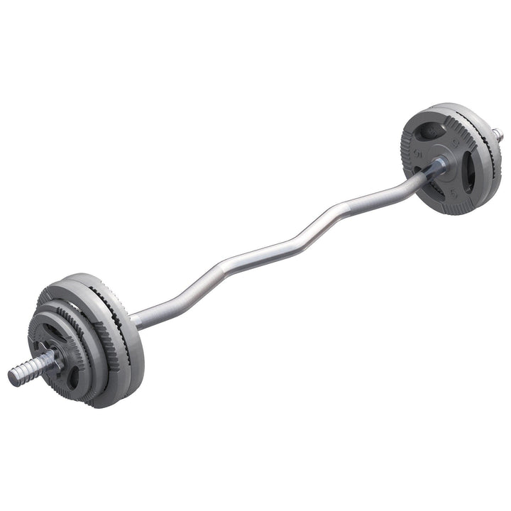 Set bara Z + discuri fonta, 35kg, Gorilla Sports - Gorilla Sports Ro