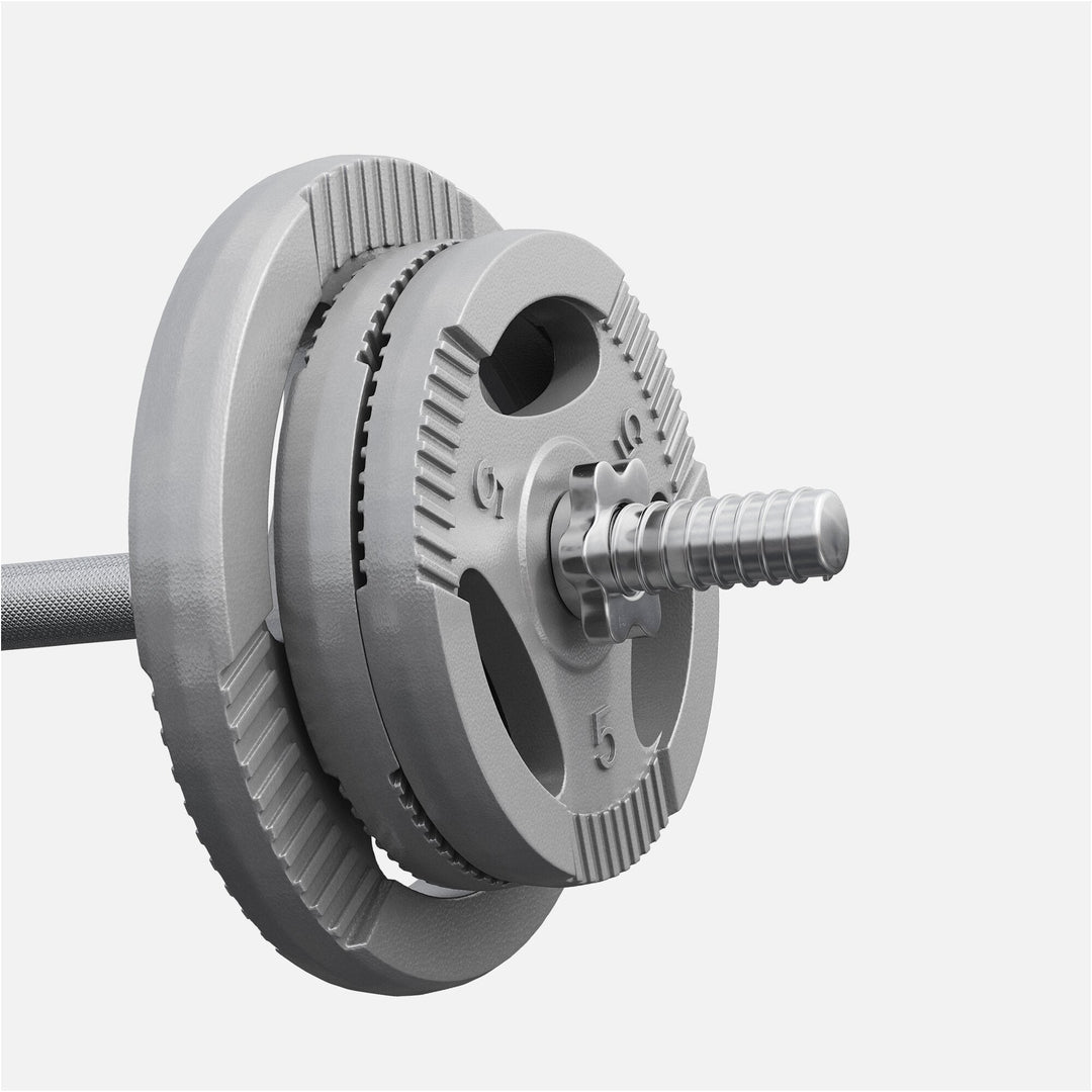 Set complet bara Z + discuri fonta, 70kg, Gorilla Sports - Gorilla Sports Ro