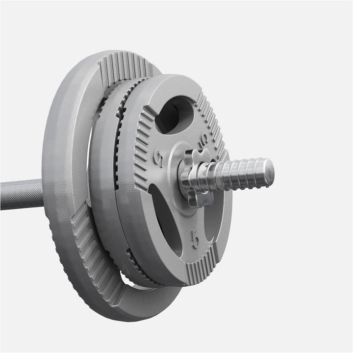 Set complet bara Z + discuri fonta, 70kg, Gorilla Sports - Gorilla Sports Ro