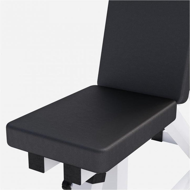 Bancă multifuncțională reglabilă neagră/albă - Gorilla Sports Ro