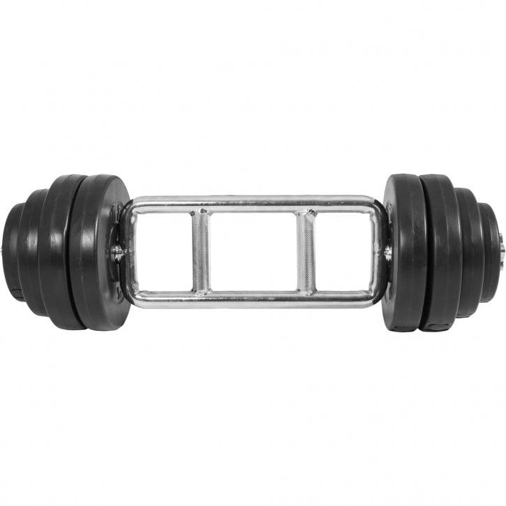 Set cu bara pentru triceps 35 kg discuri din ciment - Gorilla Sports Ro