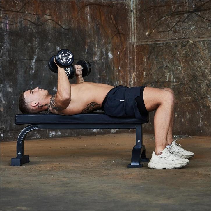 Bancă fixă solidă neagră - Gorilla Sports Ro