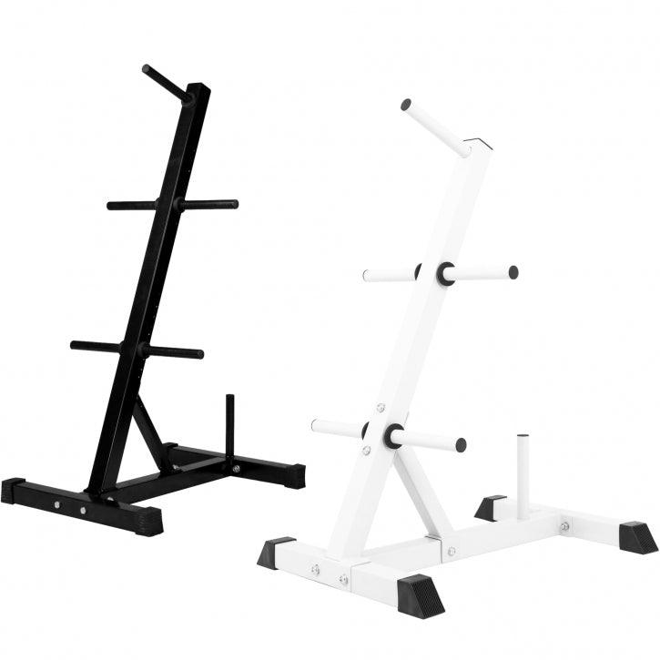 Suport discuri 30/31mm Alb/Negru - Gorilla Sports Ro