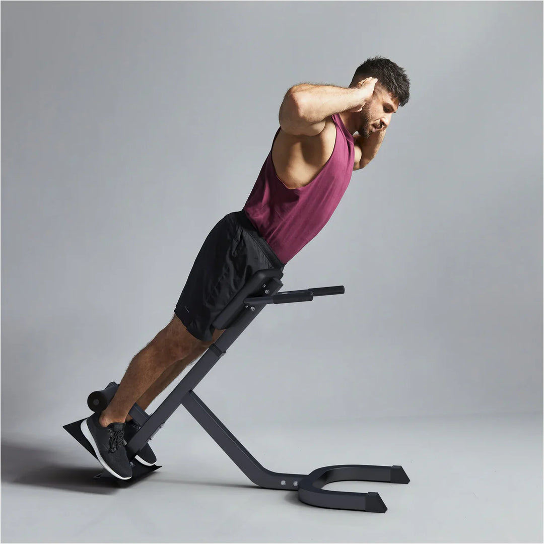 Banca reglabila lombar, neagra, Gorilla Sports