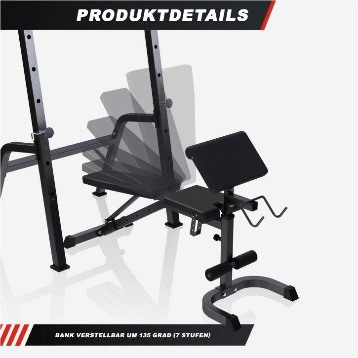 Bancă inclinat/declinat reglabilă cu suport Scott - Gorilla Sports Ro