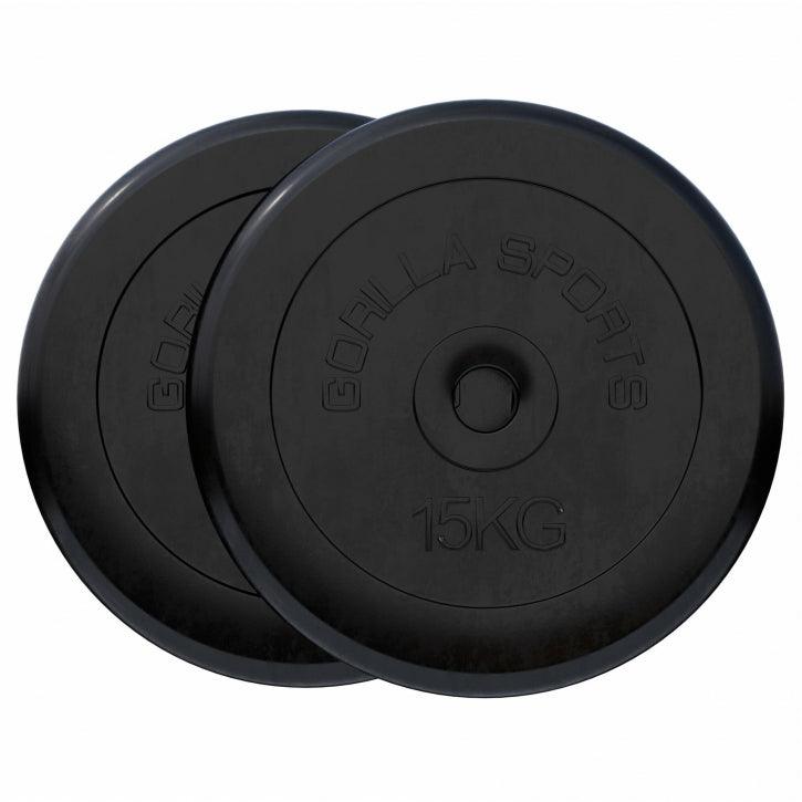 Discuri din cauciuc 0.5 - 30 KG Gorilla Sports