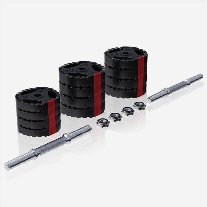 Set gantere reglabile din ciment cu prindere 30KG - Gorilla Sports Ro