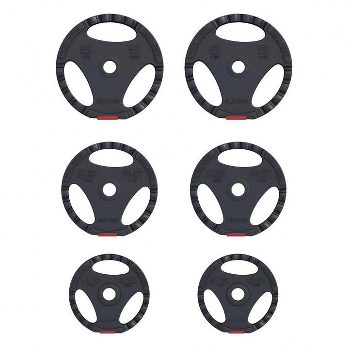 Set bară SZ și discuri cu grip 25 kg - Gorilla Sports Ro