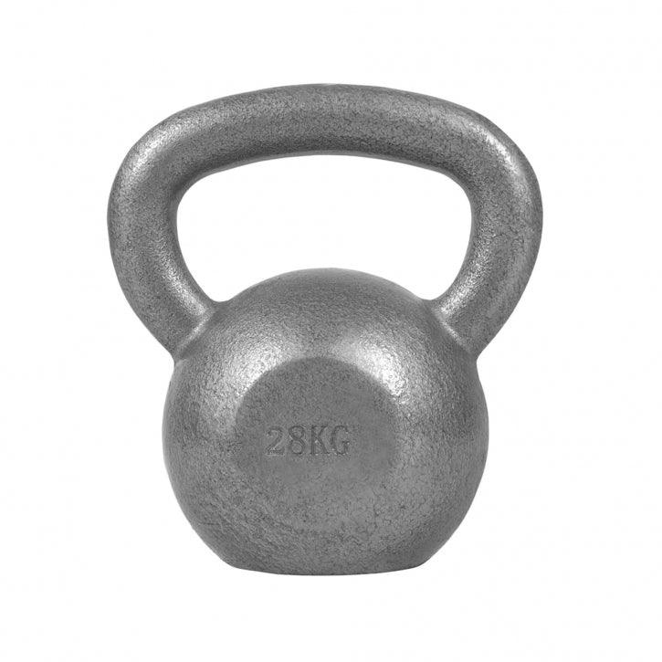 Kettlebell din fier Argintiu/Negru 2-32kg Gorilla Sports