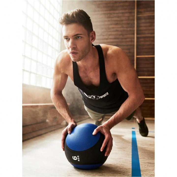 Set de mingi medicinale, 12 kg, 1x 3kg, 4kg, 5kg - Gorilla Sports Ro