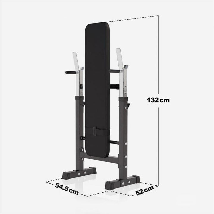 BANCĂ REGLABILĂ PIEPT CU SUPORT + SET DE GREUTĂȚI 100 KG 30/31 MM - Gorilla Sports Ro