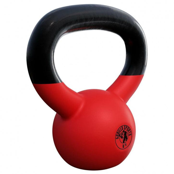 Kettlebell din fontă turnată cu înveliș de cauciuc 2-32 Kg Gorilla Sports
