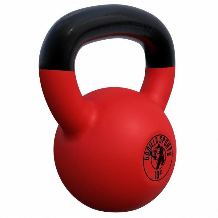 Kettlebell din fontă turnată cu înveliș de cauciuc 2-32 Kg Gorilla Sports