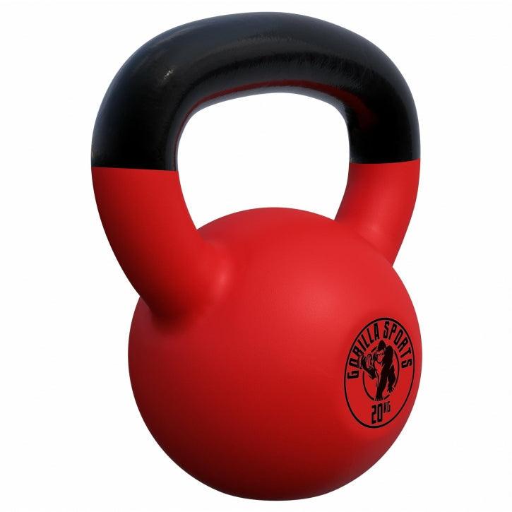 Kettlebell din fontă turnată cu înveliș de cauciuc - Gorilla Sports Ro