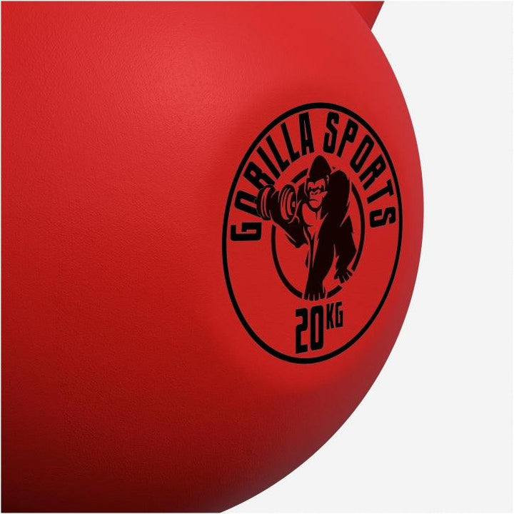 Kettlebell din fontă turnată cu înveliș de cauciuc - Gorilla Sports Ro