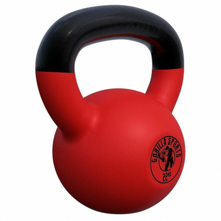 Kettlebell din fontă turnată cu înveliș de cauciuc 2-32 Kg Gorilla Sports