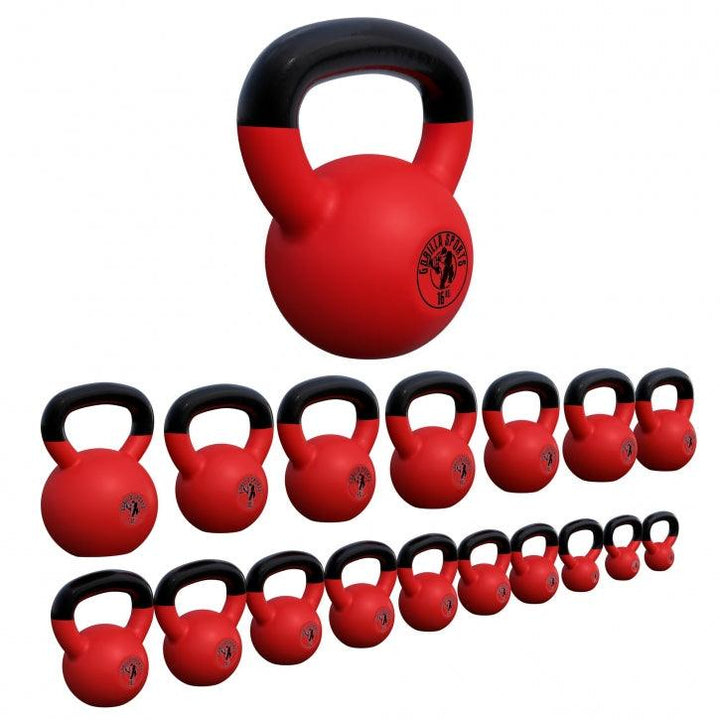 Kettlebell din fontă turnată cu înveliș de cauciuc - Gorilla Sports Ro