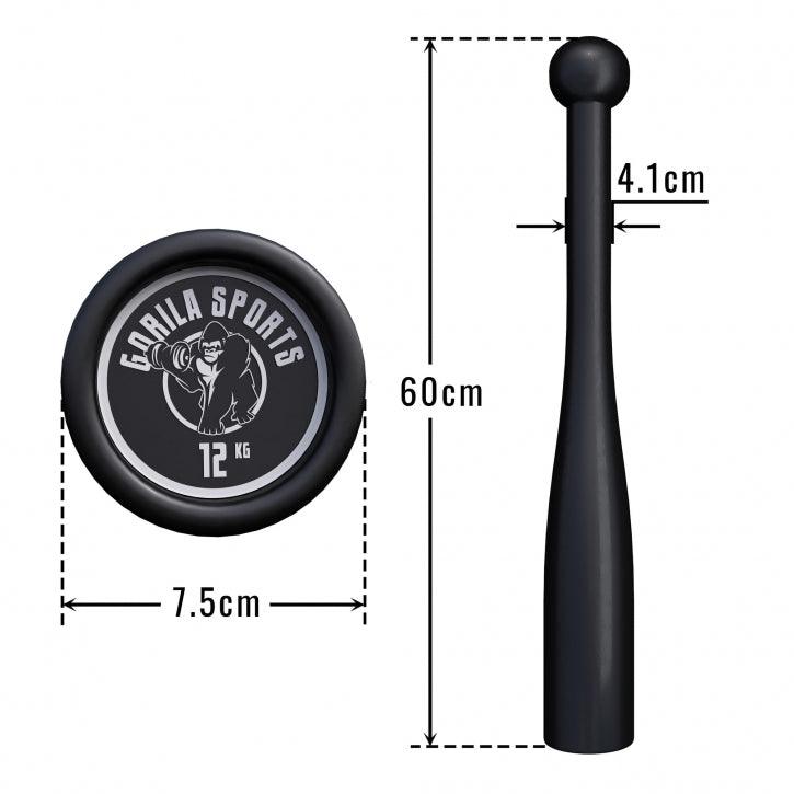 Indian Clubbells 2-20 KG - Gorilla Sports Ro