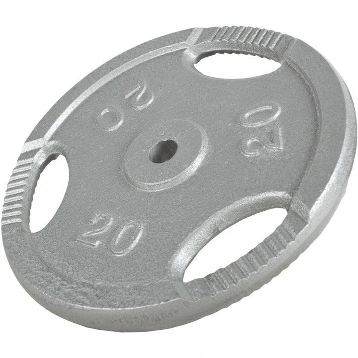 Disc din fontă , Argintiu/Negru, 1,25-20 Kg Gorilla Sports