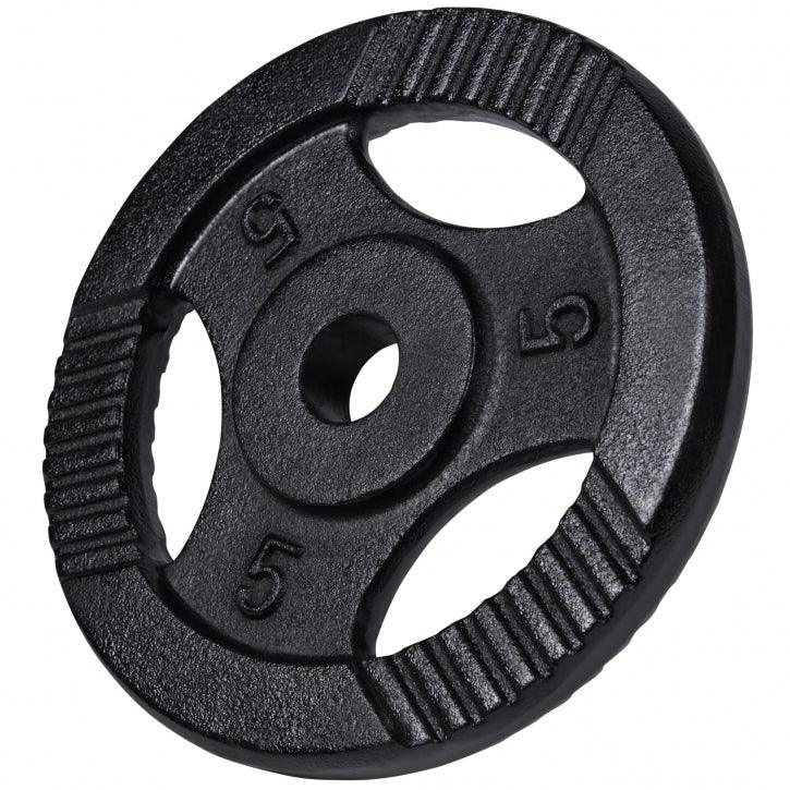 Disc din fontă , Argintiu/Negru, 1,25-20 Kg Gorilla Sports