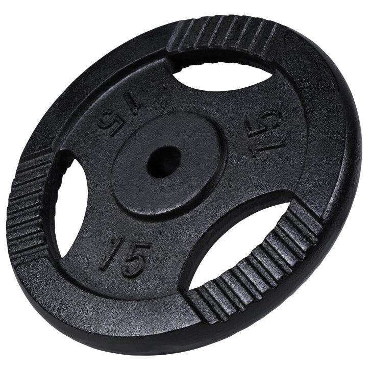 Disc din fontă , Argintiu/Negru, 1,25-20 Kg Gorilla Sports