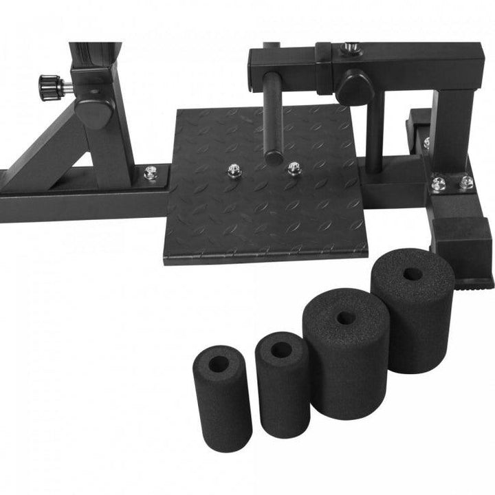 Bancă pentru genuflexiuni Sissy Squat Trainer, Negru - Gorilla Sports Ro