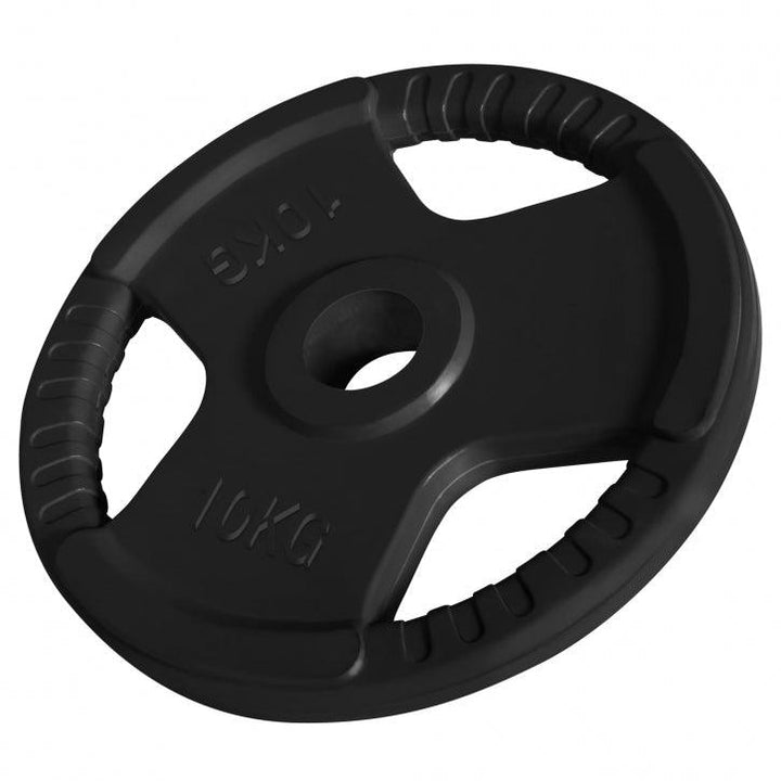 Discuri din fier cauciucat olimpice cu maner 1,25-25 Kg 50/51mm Gorilla Sports
