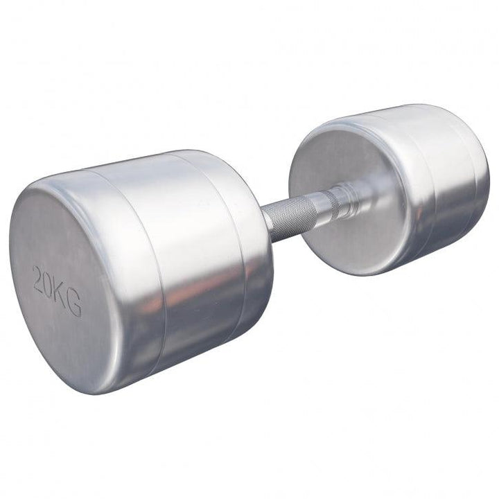 Set de 2 Gantere cromate cu greutate fixa, 2-30 Kg Gorilla Sports