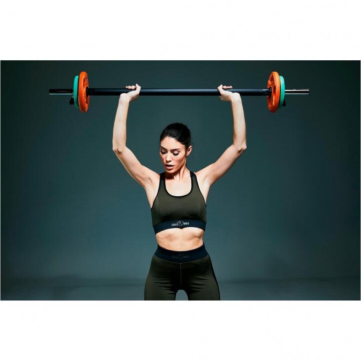 Discuri din fontă cauciucat cu grip 1,25-25Kg 31mm - Gorilla Sports Ro