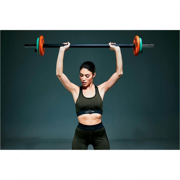 Discuri din fontă cauciucat cu grip 1,25-25Kg 31mm - Gorilla Sports Ro