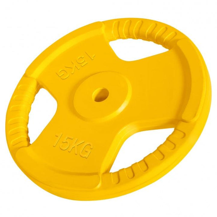 Discuri din fontă cauciucat cu grip 1,25-25Kg, 31mm Gorilla Sports