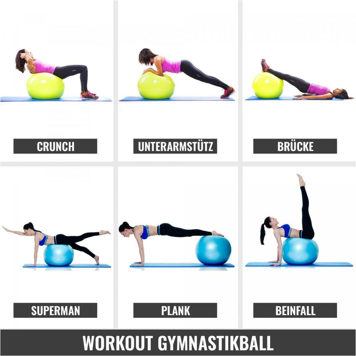 Minge de exercitii mată 55 cm - 75 cm - Gorilla Sports Ro