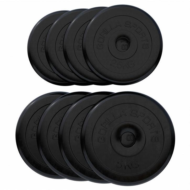 Discuri din cauciuc 0.5 - 30 KG Gorilla Sports