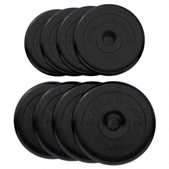 Discuri din cauciuc 0.5 - 30 KG Gorilla Sports