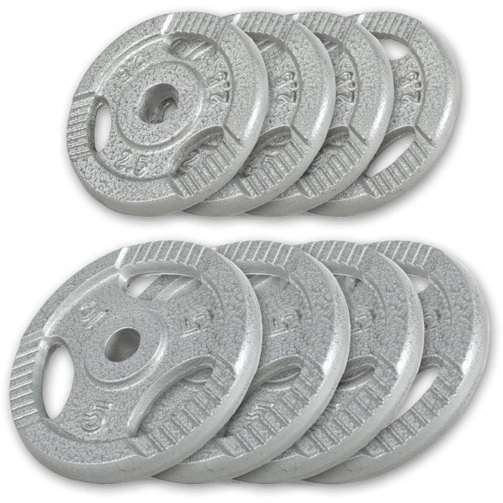 Disc din fontă , Argintiu/Negru, 1,25-20 Kg Gorilla Sports