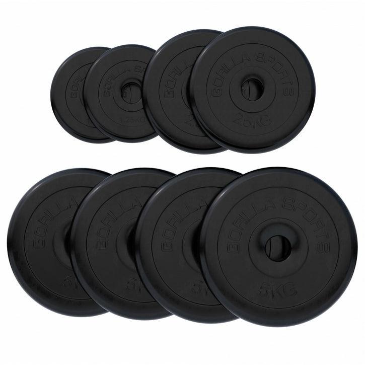 Discuri din cauciuc 0.5 - 30 KG Gorilla Sports