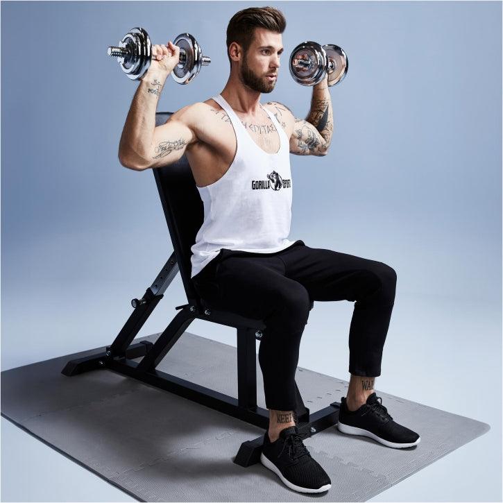 Set gantere cromate 30 kg - Gorilla Sports Ro