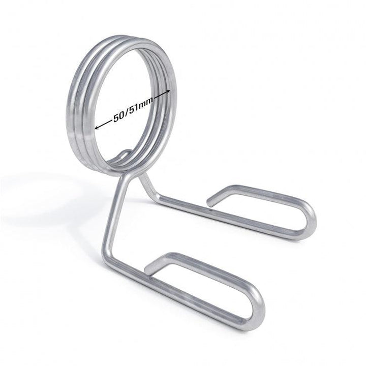 Încuietori cu arc pentru bare 50/51 mm cromate set de 2 - Gorilla Sports Ro