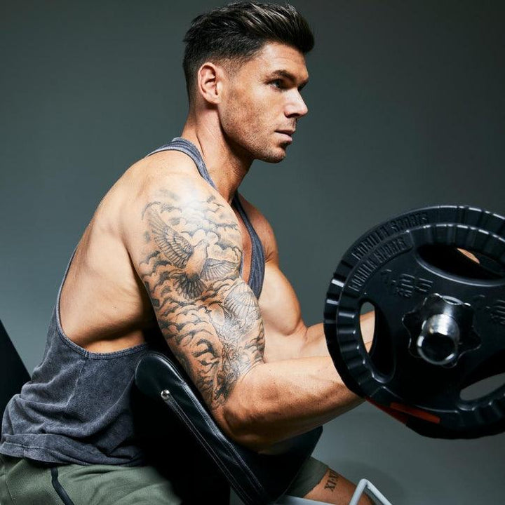 Bancă înclinată reglabilă Scott Alb/Negru - Gorilla Sports Ro