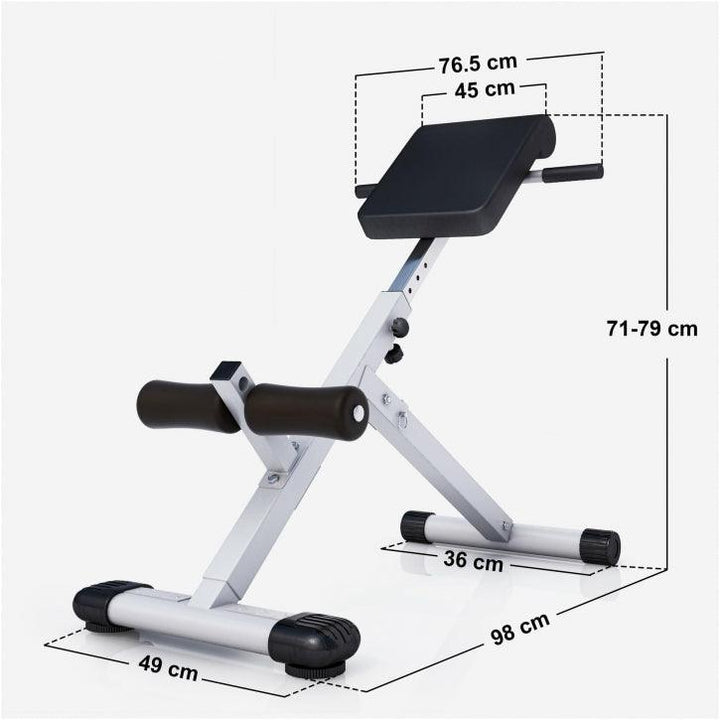 Bancă hiperextensii pliabilă - Gorilla Sports Ro
