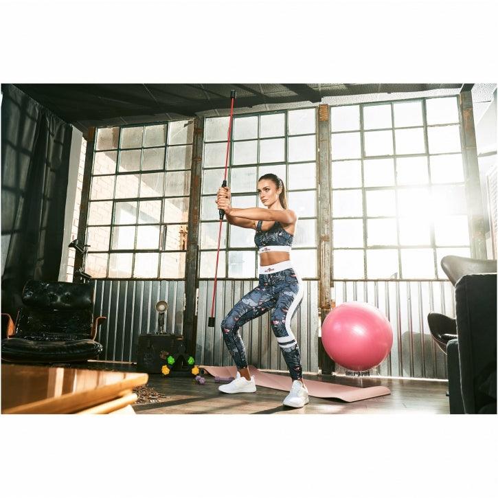 Suport pentru minge de exercițiu transparent - Gorilla Sports Ro