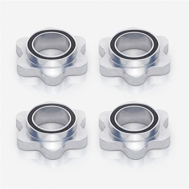 Set de 2 gantere 30/31 mm cromat de 42 cm cu piulite - Gorilla Sports Ro