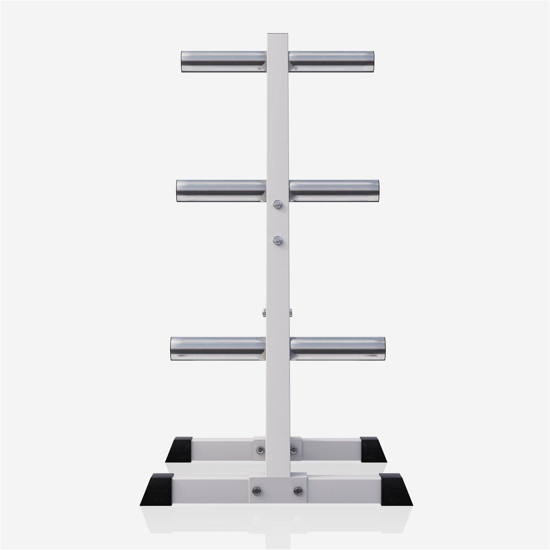 Suport discuri olimpice alb/negru - Gorilla Sports Ro